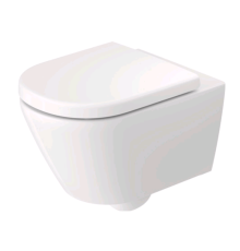 Унитаз подвесной Duravit D-Code Rimless 370х540 мм белый 29030900212