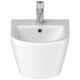 Биде подвесное Duravit D-Neo 37x54 см с переливом белый 2294150000