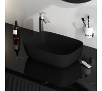 Раковина накладная AM.PM Func 45 см прямоугольная M8FWCC10450BM