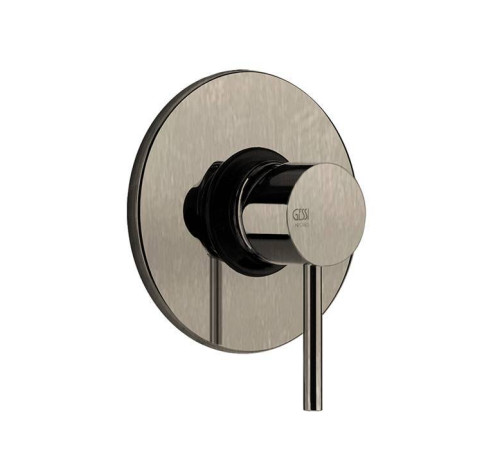 Смеситель для душа встраиваемый Gessi Emporio Via Tortona на 1 выход Finox Brushed Nickel 18761#149