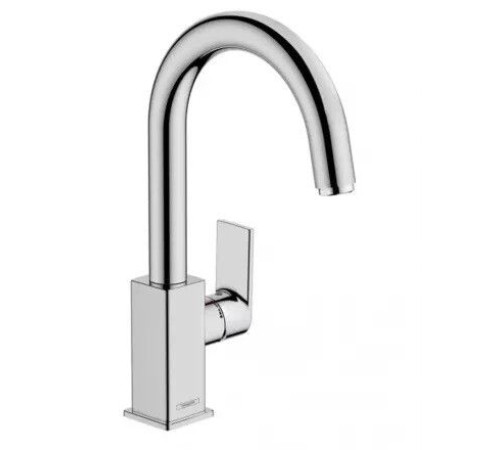Смеситель для раковины hansgrohe Vernis Shape однорычажный с поворотным изливом хром 71564000