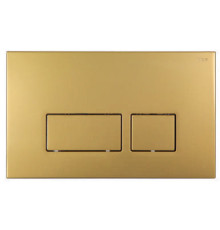 Кнопка смыва для инсталляции Boheme пластик 26.3х1.5х16.6 см золото 664-G