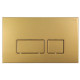 Кнопка смыва для инсталляции Boheme пластик 26.3х1.5х16.6 см золото 664-G