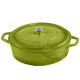 Кастрюля низкая Hascevher Y KT 28 см зеленая A892828