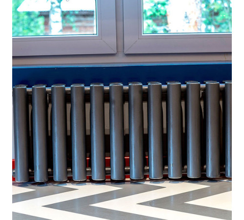 Радиатор трубчатый KZTO Гармония 2-500-18 боковое подключение 18 секций Г250018