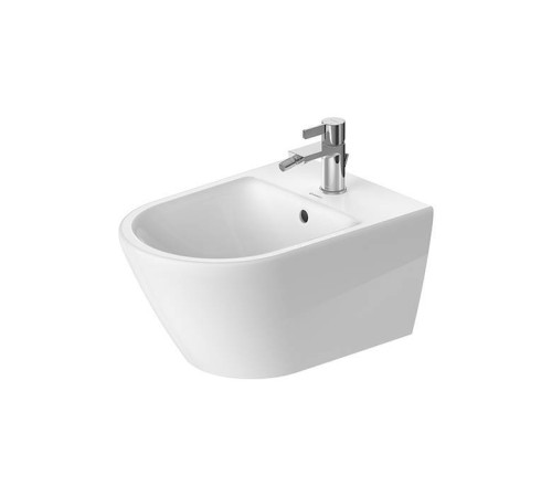 Биде подвесное Duravit D-Neo 37x54 см с переливом белый 2294150000