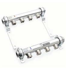 Коллекторная группа из нержавеющей стали REHAU HLV 03 контура 1 x 3/4 Евроконус 11102041001