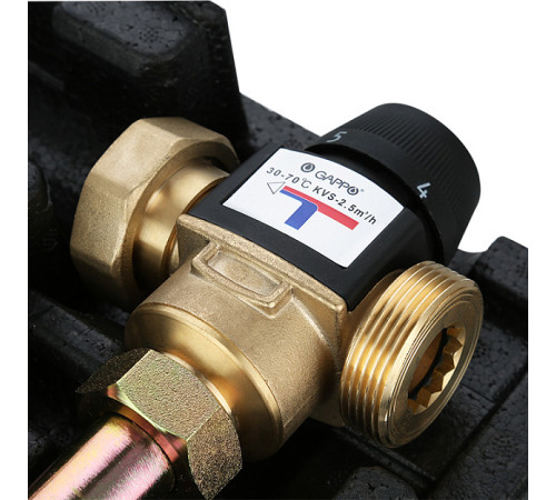 Насосная группа Gappo 1 с термосмесительным клапаном без насоса G1481