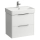 Тумба с раковиной подвесная Laufen Base 57x36x53 см белый матовый 8.1895.9.000.104.1/4.0221.2.110.260.1