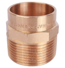 Муфта переходная Sanha 35x1 1/4 НР бронза под пайку 1424335114