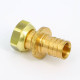 Муфта с накидной гайкой Rehau RAUTITAN RX+ 25-G 3/4 бронза 14563391001
