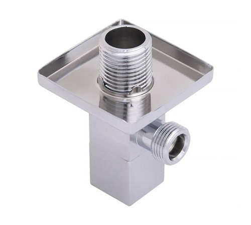 Кран шаровой для сантехприборов Gappo угловой 1/2 х 1/2 хром G244