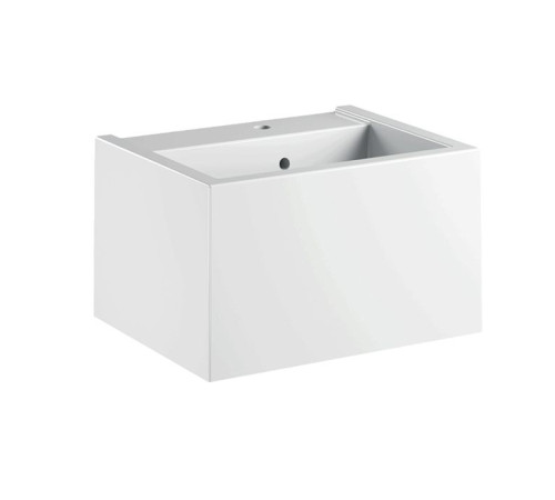 Раковина подвесная Kerasan Kanaal 60x46.5 см 1 отв. белый глянцевый 574001