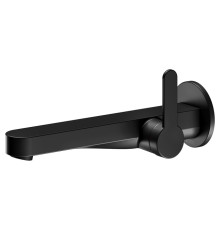 Смеситель для раковины KEUCO IXMO FLAT 59516 371301 вылет 241 мм круглая розетка чёрный матовый 59516 371301