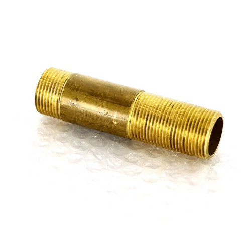 Сгон латунный Tiemme 3/4 x 100 мм наружная резьба 1500271