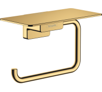 Держатель туалетной бумаги Hansgrohe AddStoris с полкой 150х80 мм 41772990