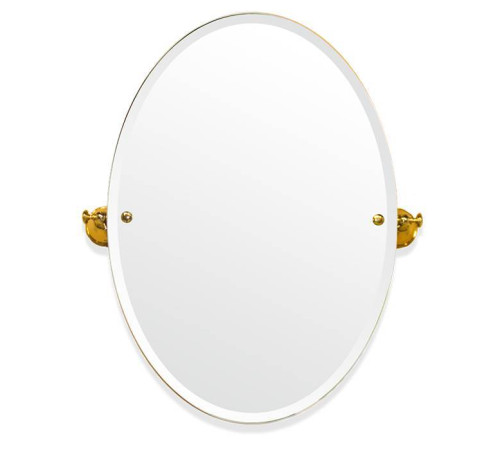 Зеркало овальное Tiffany World Harmony 021 56х66 см вращающееся золото TWHA021oro