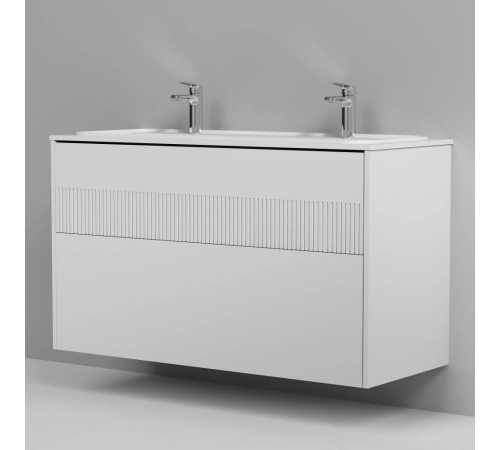 База под раковину AM.PM Func 120 см 2 ящика белый матовый M8FFUX1202WM