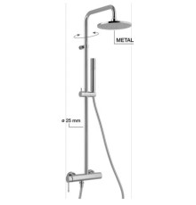 Душевая система Alpi Blue 200 мм хром BU95RM2251CR