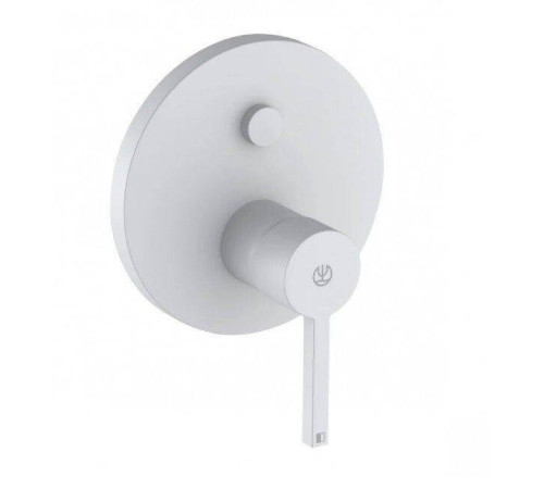 Смеситель для душа Kludi Nova Fonte Puristic встраиваемый на 2 потребителя белый матовый 206595315