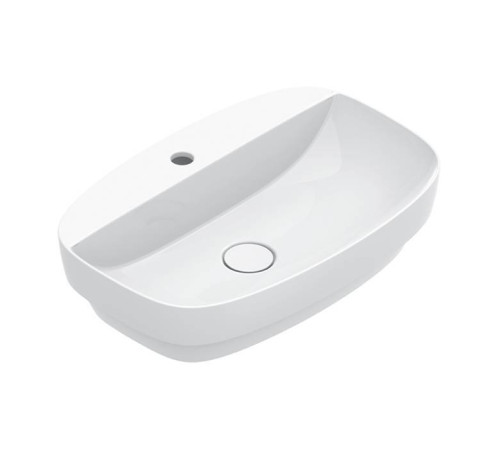 Раковина настольная Catalano Alvea 60x40 см с 1 отверстием белый глянцевый 0625601001