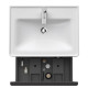Тумба с раковиной Duravit D-Neo 634x452x440 мм подвесная белый матовый 2367650000/DE425401818