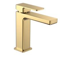 Смеситель для раковины Teka Savona 125 мм золото шлифованное AQM6810BG