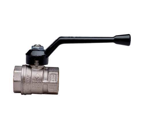 Кран шаровой Rubinetterie Bresciane UNI-SFER вн-вн 2 алюминиевая рукоятка 1500100000