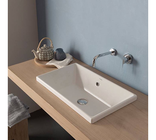 Раковина Globo Stockholm 55х34 см белая FO056.BI