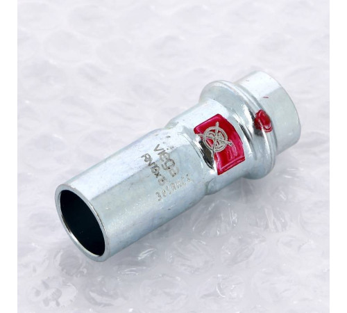 Муфта-вставка пресс из оцинкованной стали Viega Prestabo 18х15 мм 558499