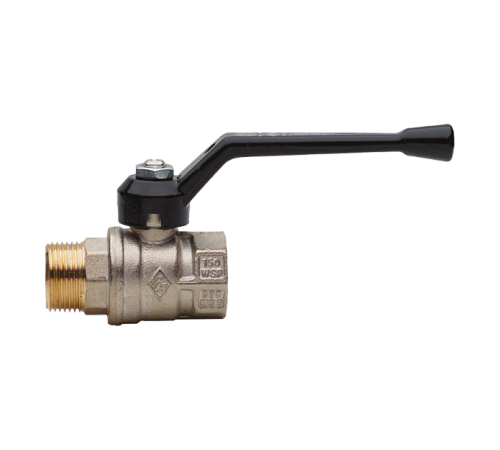 Кран шаровой Rubinetterie Bresciane UNI-SFER 2 вн-нар алюминиевая рукоятка 1501100000