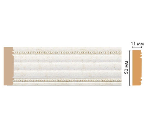 Молдинг DECOMASTER 156-40 ДМ 51х11х2400 мм 156-40 ДМ