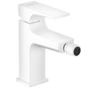 Смеситель для биде Hansgrohe Metropol однорычажный матовый белый 32520700