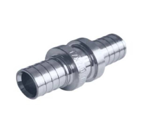 Муфта равнопроходная Uponor 17-17 мм латунь хромированная 12502773002