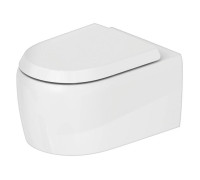 Унитаз подвесной Duravit Qatego 37х57 см с креплением Durafix белый 2556090000