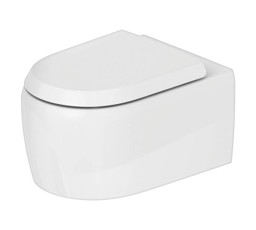 Унитаз подвесной Duravit Qatego 37х57 см с креплением Durafix белый 2556090000