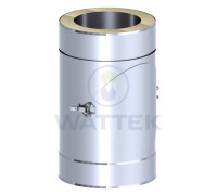 Труба дымоходная Wattek с лючком ревизии D 200 мм 5PA250