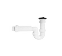 Выпуск для постирочных раковин Kerasan Comunita 50-60 мм хром 753501cr