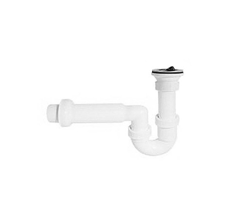 Выпуск для постирочных раковин Kerasan Comunita 50-60 мм хром 753501cr