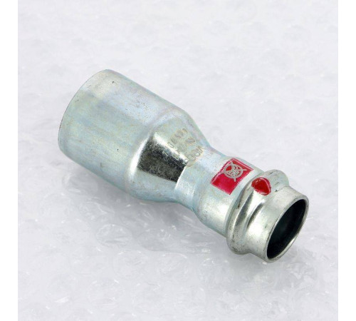 Муфта-вставка пресс из оцинкованной стали Viega Prestabo 28х18 мм 558536