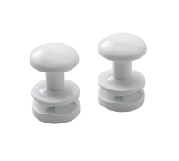 Держатель для полотенец Atlantic Кнопка для полотенцесушителя белый 139