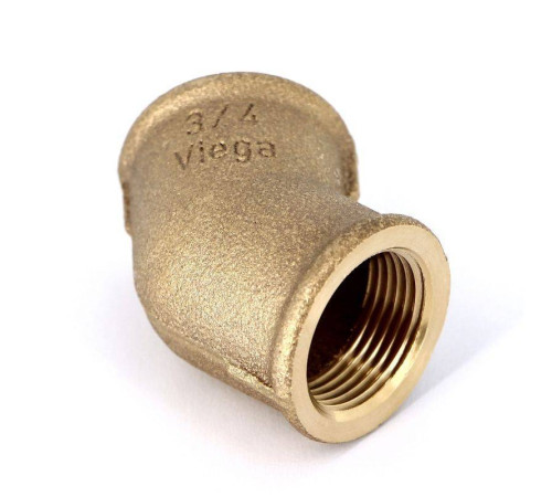 Угольник бронзовый Viega 45° ВВ 3/4 320645