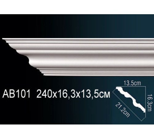 Карниз потолочный полиуретановый Perfect AB101