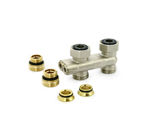 Гарнитура нижнего подключения Heimeier Vekotec прямая Rp 1/2 x G 3/4 0542-50.000