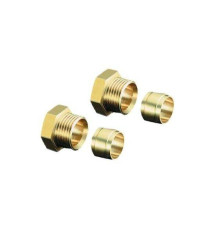 Присоединительный набор Oventrop Ofix-Oil латунь 10 мм комплект 2 шт 2127052