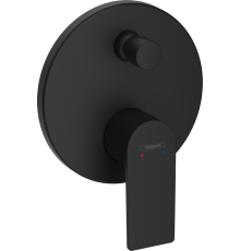 Смеситель для душа Hansgrohe Rebris E на 2 потребителя внешняя часть черный матовый 72468670