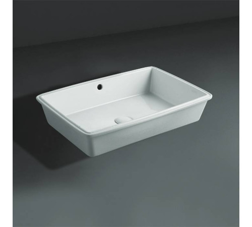 Раковина SIMAS Lavabi darredo 55х35 см без отверстия белая S60 bi