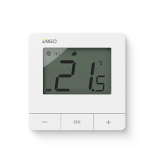 Умный терморегулятор HOMMYN E25 ZigBee 868 МГц 2xAA белый E25-BATW