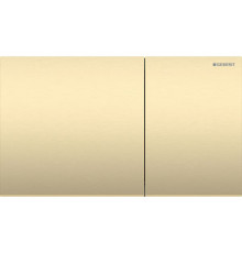 Клавиша смыва Geberit Sigma70 для двойного смыва квадратная латунь 115.622.QF.1