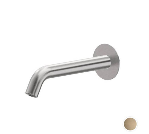 Излив для ванны настенный Newform X-STEEL 316 226 мм G3/4 PVD Brushed pale gold 29482X.59.098
